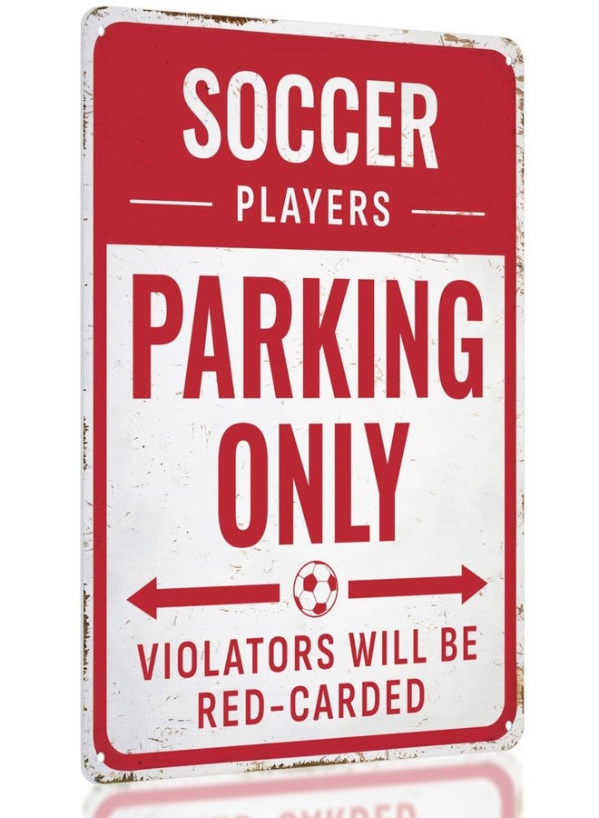 Opix Design Soccer Room Decor Sign - Funny Metal Soccer Poster for Boys Bedroom - Gifts for Players, Kids or Fans - Cool Room Decor for Boys or Girls by Opix Design - Image 1